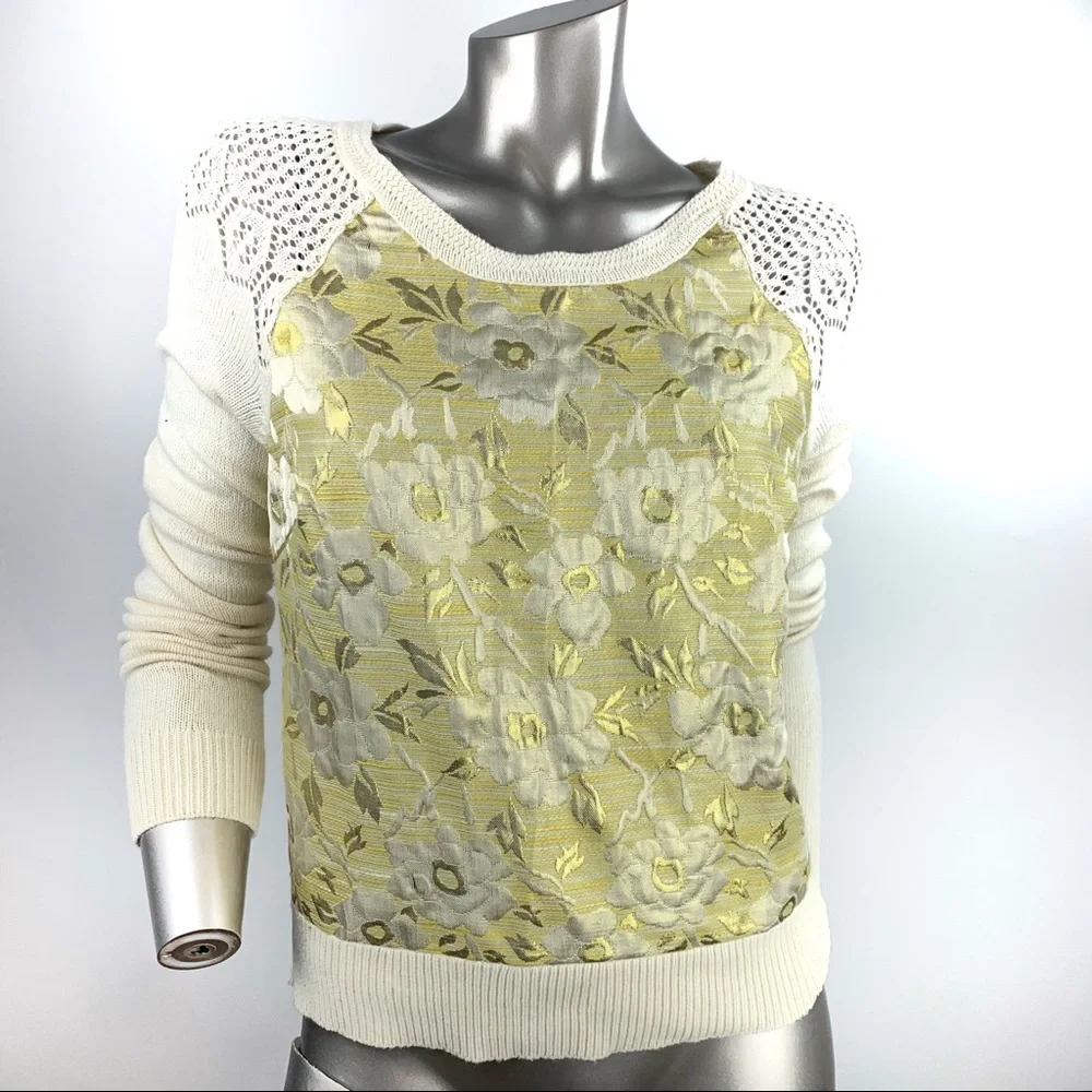 HWR Gold Leaf Pullover Sweater Small - Picture 3 of 8